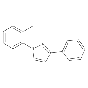 1-(2,6-Dimethylphenyl)-3-phenyl-1H-pyrazole Structure