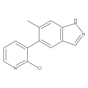 5-(2-chloropyridin-3-yl)-6-methyl-1H-indazole Structure