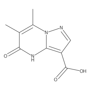 5-Hydroxy-6,7-dimethylpyrazolo[1,5-a]pyrimidine-3-carboxylic acid Structure
