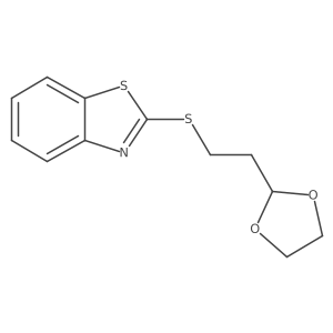2-(2-(1,3-Dioxolan-2-yl)-ethyithio)benzthiazole Structure