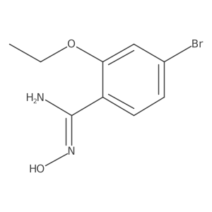 4-Bromo-2-ethoxy-N inverted exclamation mark-hydroxybenzimidamide结构式