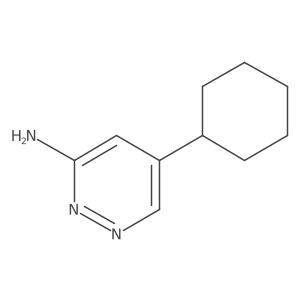 5-cyclohexyl-3-Pyridazinamine结构式