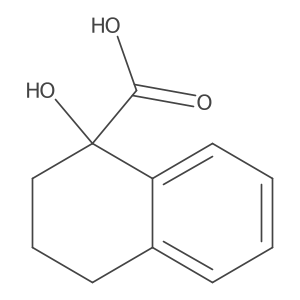 1-Hydroxy-1,2,3,4-tetrahydronaphthalene-1-carboxylic acid Structure
