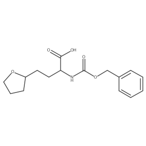 2-{[(Benzyloxy)carbonyl]amino}-4-(oxolan-2-yl)butanoic acid Structure