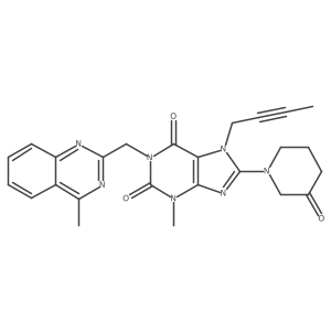 Linagliptin metabolite CD10604结构式