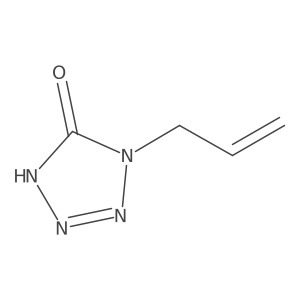 4-Allyl-tetrazolone结构式