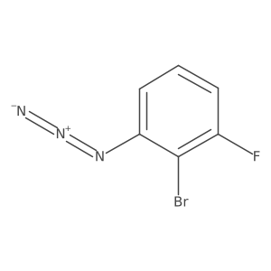 1-Azido-2-bromo-3-fluorobenzene结构式