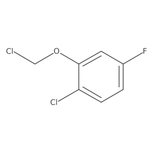 1-Chloro-2-(chloromethoxy)-4-fluorobenzene Structure