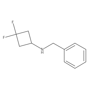 N-Benzyl-3,3-difluorocyclobutan-1-amine结构式
