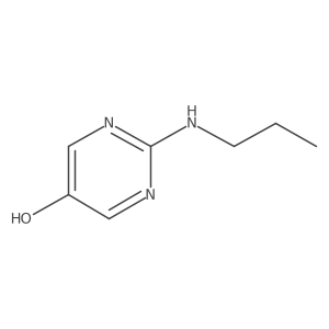2-(Propylamino)pyrimidin-5-OL结构式
