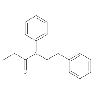 N-Phenethyl-N-phenylpropionamide结构式