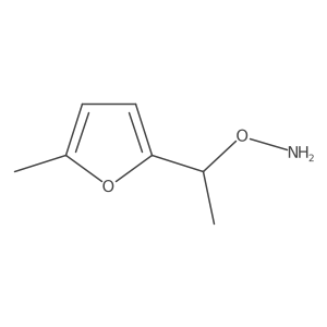 O-[1-(5-methylfuran-2-yl)ethyl]hydroxylamine Structure