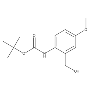 tert-butyl N-[2-(hydroxymethyl)-4-methoxyphenyl]carbamate Structure