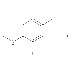 2-fluoro-N,4-dimethylaniline hydrochloride Structure