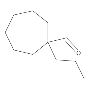 1-Propylcycloheptane-1-carbaldehyde Structure