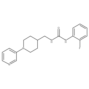 1-(2-Fluorophenyl)-3-((1-(pyridin-3-yl)piperidin-4-yl)methyl)urea Structure