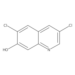 3,6-dichloro-7-Quinolinol结构式