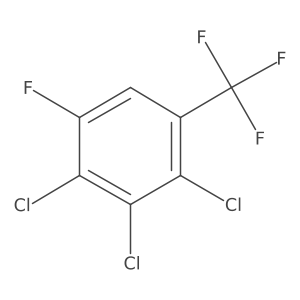 2,3,4-Trichloro-5-fluoro-benzotrifluoride结构式