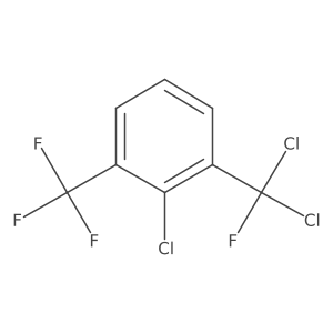 2-Chloro-3-fluorodichloromethyl-benzotrifluoride Structure
