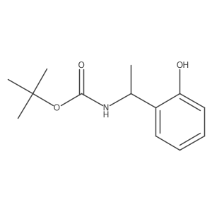 Tert-butyl N-[(1S)-1-(2-hydroxyphenyl)ethyl]carbamate Structure