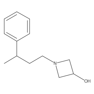 1-(3-Phenylbutyl)azetidin-3-ol Structure