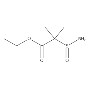 Ethyl 2-(aminosulfinyl)-2-methylpropanoate结构式