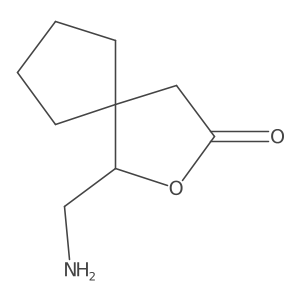 1-(Aminomethyl)-2-oxaspiro[4.4]nonan-3-one Structure