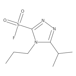 5-(propan-2-yl)-4-propyl-4H-1,2,4-triazole-3-sulfonyl fluoride Structure