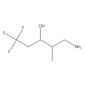5-Amino-1,1,1-trifluoro-4-methylpentan-3-ol Structure