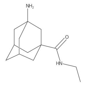 3-amino-N-ethyladamantane-1-carboxamide Structure