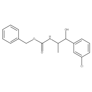 benzyl N-[1-(3-chlorophenyl)-1-hydroxypropan-2-yl]carbamate Structure