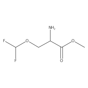 methyl (2S)-2-amino-3-(difluoromethoxy)propanoate结构式