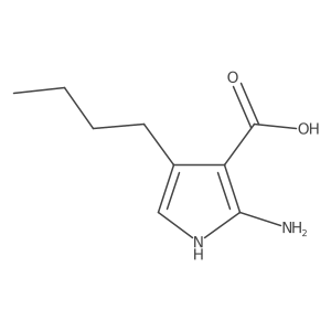 2-amino-4-butyl-1H-pyrrole-3-carboxylic acid Structure