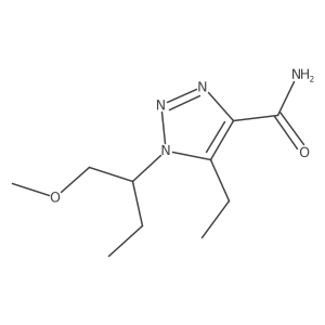 5-ethyl-1-(1-methoxybutan-2-yl)-1H-1,2,3-triazole-4-carboxamide Structure