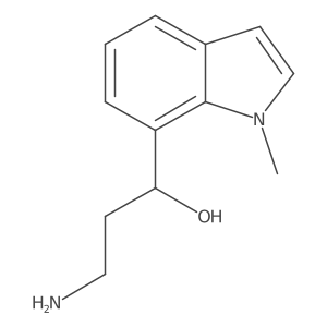 (1R)-3-amino-1-(1-methyl-1H-indol-7-yl)propan-1-ol Structure