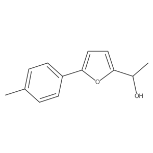 (1S)-1-[5-(4-methylphenyl)furan-2-yl]ethan-1-ol结构式