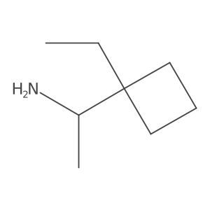 (1R)-1-(1-ethylcyclobutyl)ethan-1-amine结构式