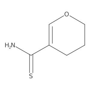 3,4-dihydro-2H-pyran-5-carbothioamide结构式