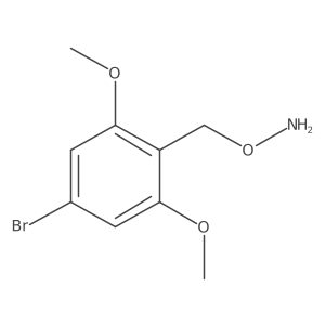 O-[(4-bromo-2,6-dimethoxyphenyl)methyl]hydroxylamine结构式