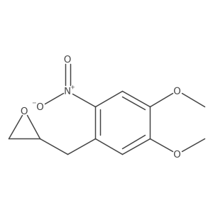 2-[(4,5-Dimethoxy-2-nitrophenyl)methyl]oxirane结构式