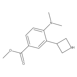 Methyl 3-(azetidin-3-yl)-4-(dimethylamino)benzoate Structure