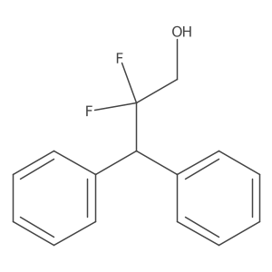 2,2-Difluoro-3,3-diphenylpropan-1-ol Structure