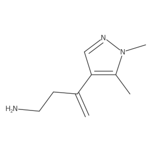 3-(1,5-dimethyl-1H-pyrazol-4-yl)but-3-en-1-amine Structure