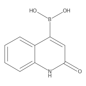(2-Hydroxyquinolin-4-yl)boronic acid Structure