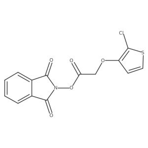 1,3-dioxo-2,3-dihydro-1H-isoindol-2-yl 2-[(2-chlorothiophen-3-yl)oxy]acetate结构式