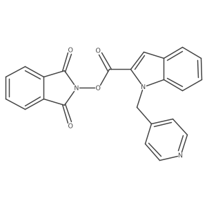 1,3-dioxo-2,3-dihydro-1H-isoindol-2-yl 1-[(pyridin-4-yl)methyl]-1H-indole-2-carboxylate Structure