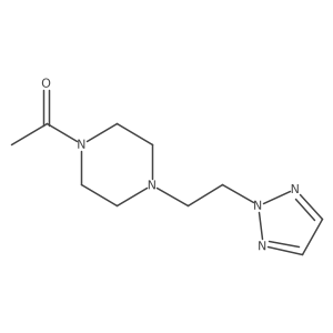 1-{4-[2-(2H-1,2,3-triazol-2-yl)ethyl]piperazin-1-yl}ethan-1-one Structure