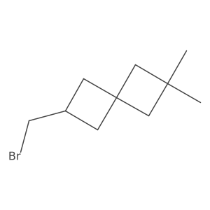 6-(Bromomethyl)-2,2-dimethylspiro[3.3]heptane结构式