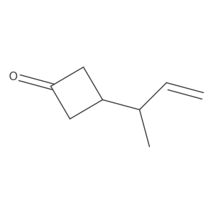 3-(But-3-en-2-yl)cyclobutan-1-one结构式