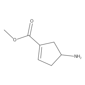 Methyl (S)-4-aminocyclopent-1-ene-1-carboxylate Structure